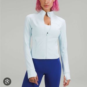Lululemon Nulu Cropped Define Jacket - Powder Blue